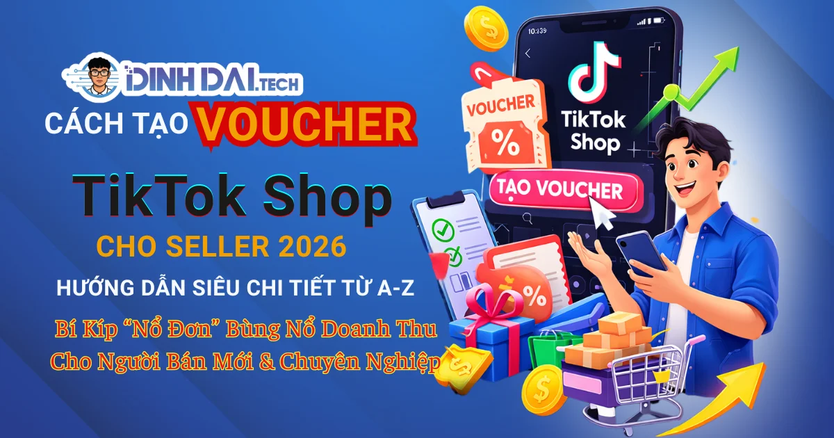 Cách Tạo Voucher TikTok Shop Cho Seller 2026: Hướng Dẫn Siêu Chi Tiết Từ A-Z – Bí Kíp “Nổ Đơn” Bùng Nổ Doanh Thu Cho Người Bán Mới & Chuyên Nghiệp